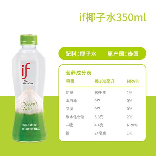 if 100%椰子水350ml*12【拆箱发货】 商品图2