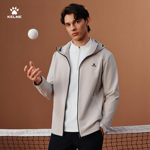 卡尔美KELME一网而深系列男士针织外套（连帽）6536WT1011 商品图2