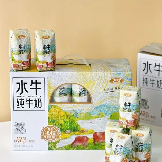 【福利购】210ml*12左江水牛纯牛奶 8.4g蛋白质 儿童营养早餐奶 商品图3