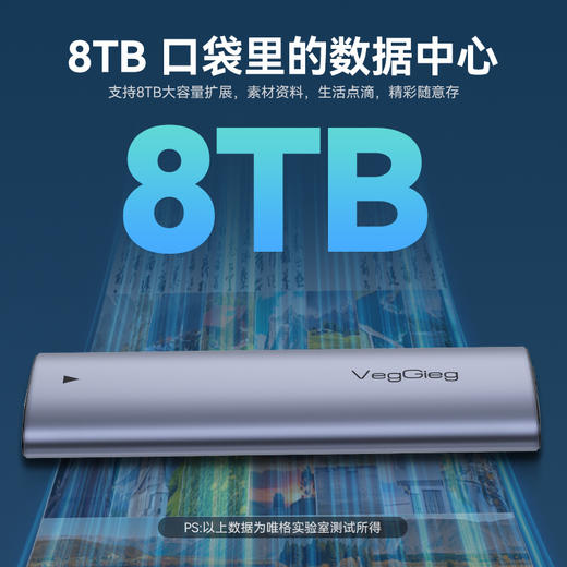 严选M2移动硬盘盒 USB3.1双协议10GB速率固态type-C电脑8T硬盘盒1个 商品图3