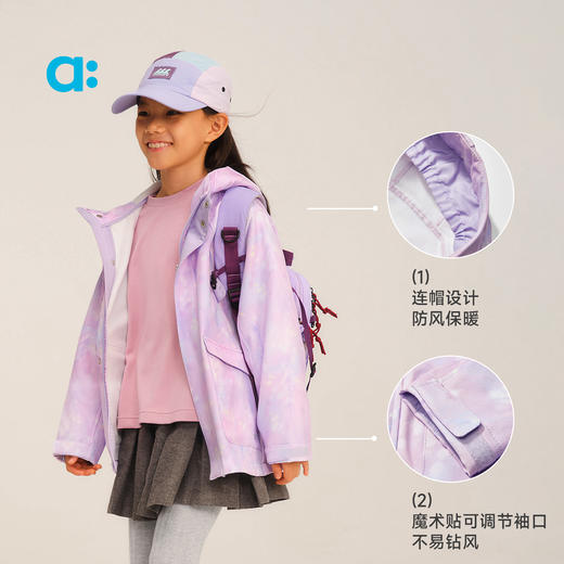 【秋Vol.3】allblu幼岚【软软壳2号】户外款长外套防泼水A类25秋新款男童女童ZY 商品图4