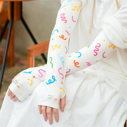 夏日系列团团防晒冰袖 商品图3