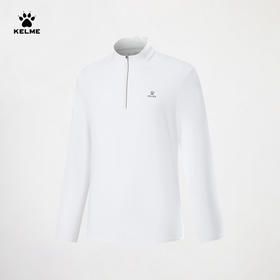 【买即赠大K钥匙扣1个】KELME卡尔美 ·【大K同款】KELME一网而深系列男士半开襟长袖T恤