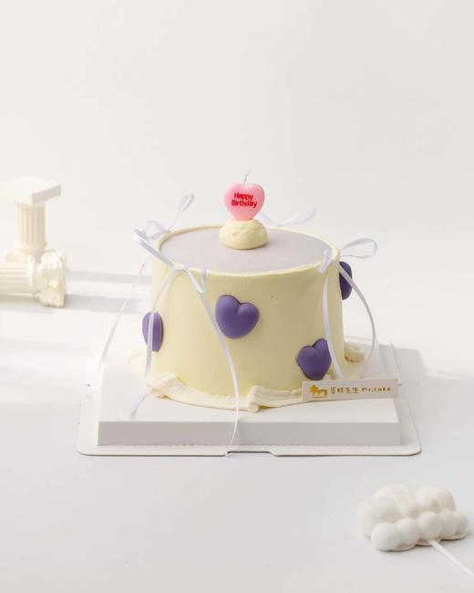 紫色心心 （百分百进口动物奶油） 商品图0