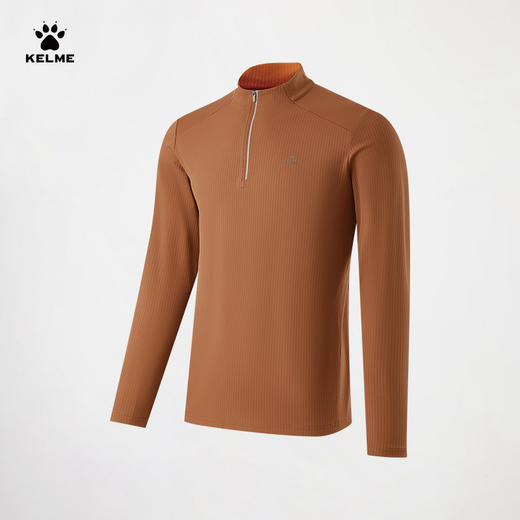 【买即赠大K钥匙扣1个】KELME卡尔美 ·【大K同款】KELME一网而深系列男士半开襟长袖T恤 商品图2