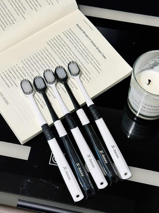 透明收纳盒成人软毛牙刷宽头出差旅行便携式情侣牙刷独立包装 商品图7