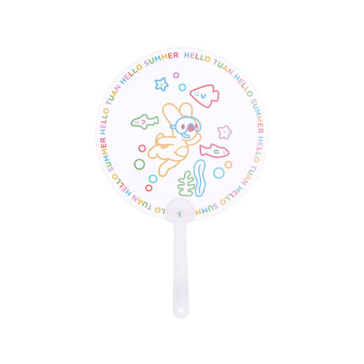 夏日系列团团透明小扇子 商品图5