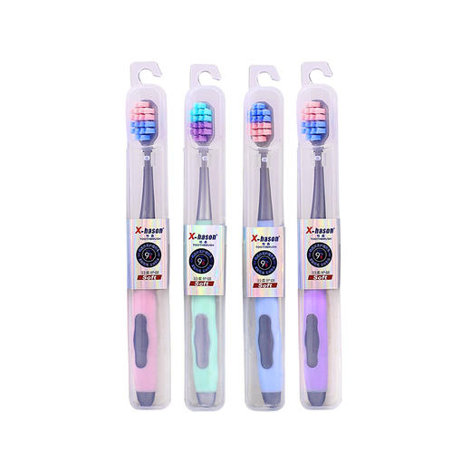 便携式旅行软毛牙刷带收纳盒独立包装干净卫生成人牙刷深层清洁呵护牙龈家庭装 商品图8