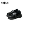 预售|Safiya/索菲娅2025小个子粗跟厚底百搭复古英伦皮带扣乐福鞋SFD3112128 商品缩略图8
