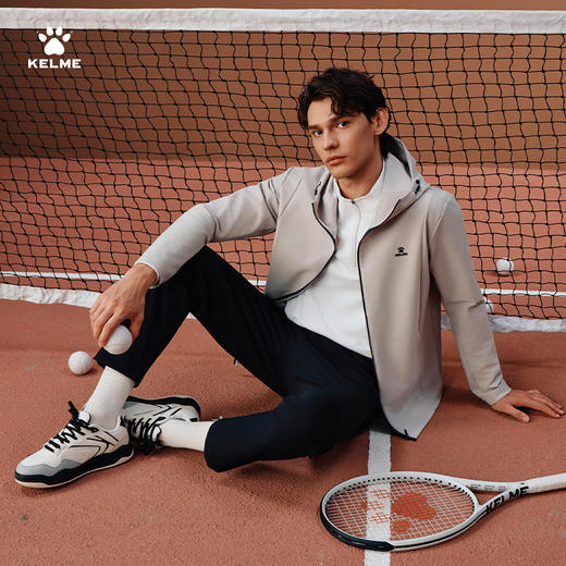 卡尔美KELME一网而深系列男士针织外套（连帽）6536WT1011 商品图0