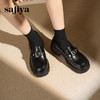 预售|Safiya/索菲娅2025小个子粗跟厚底百搭复古英伦皮带扣乐福鞋SFD3112128 商品缩略图2