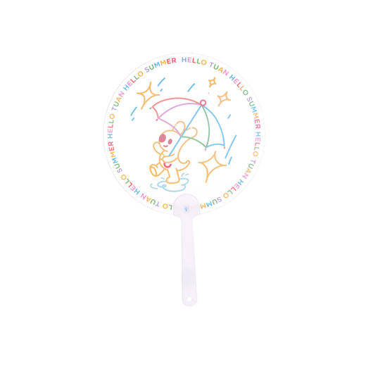 夏日系列团团透明小扇子 商品图6