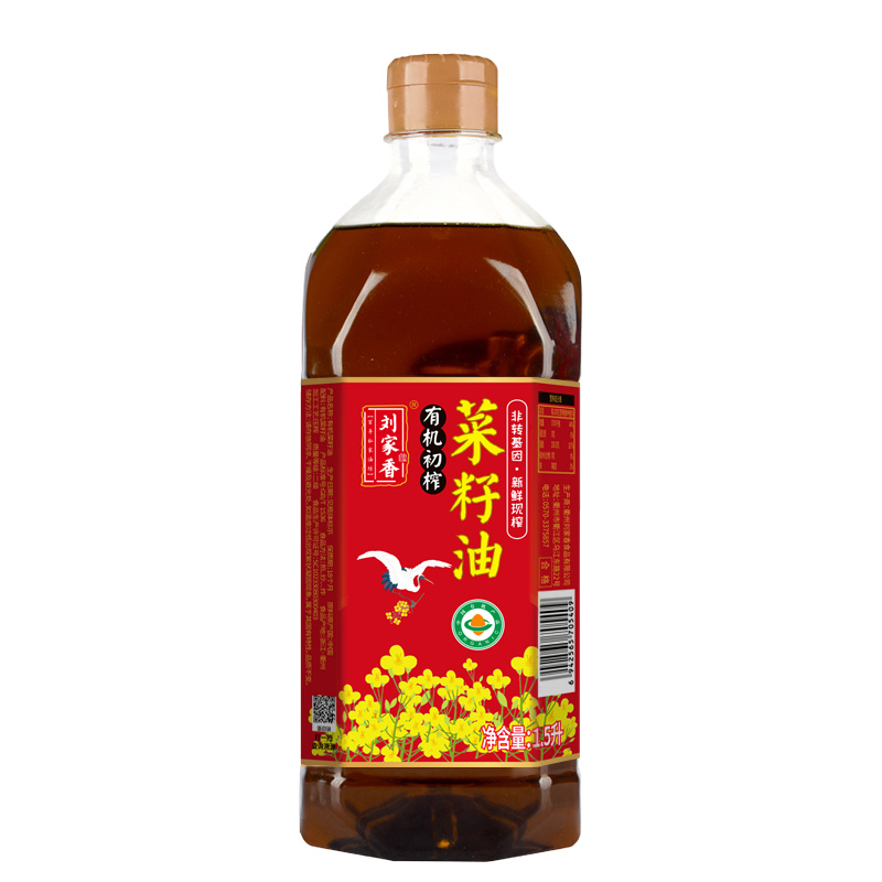 有机初榨菜籽油1.5L