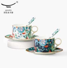 auratic永丰源 幸福满园 陶瓷咖啡杯套装（6头）