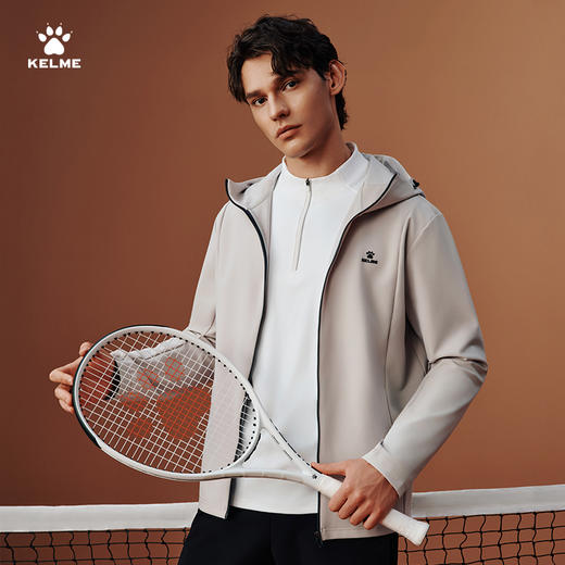 卡尔美KELME一网而深系列男士针织外套（连帽）6536WT1011 商品图1