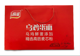晶星乌鸡蛋面300g*8袋/盒
