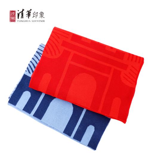 清华大学经典款美利奴羊毛围巾 商品图1