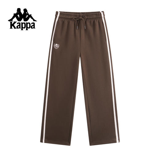 kappa卡帕背靠背2025新品秋季简约直筒裤针织裤运动休闲长裤女款K0F62AK02 商品图1