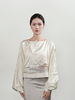 下架|东方境X郭培| 真丝亭台楼阁刺绣短上衣-白色 商品缩略图0