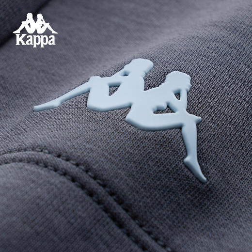 Kappa卡帕背靠背运动长裤女2025新款秋季休闲直筒裤纯棉垂感裤子K0F62AK41 商品图3