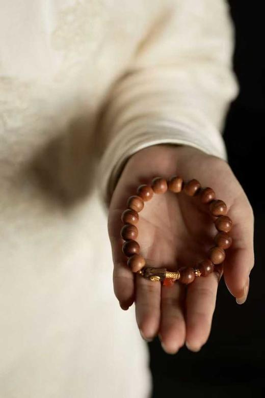 老山檀香横纹黑肉沉水手串 | 10mm 商品图1