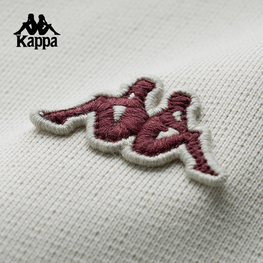 kappa卡帕背靠背2025新款秋季经典纯棉针织开衫连帽卫衣外套女款K0F62MK21 商品图3