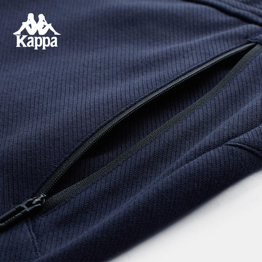 Kappa卡帕背靠背运动长裤男2025新款秋季弹力直筒裤休闲针织裤子K0F52AK40 商品图2
