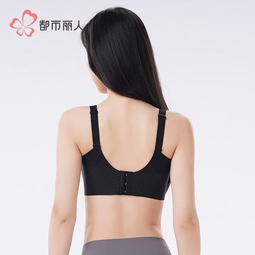 都市丽人内衣女士泳布无尺码文胸无钢圈三排四扣LBH6N5 商品图3