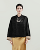 东方境X郭培| 灵鹿金线刺绣提花新中式上衣-黑色 商品缩略图0