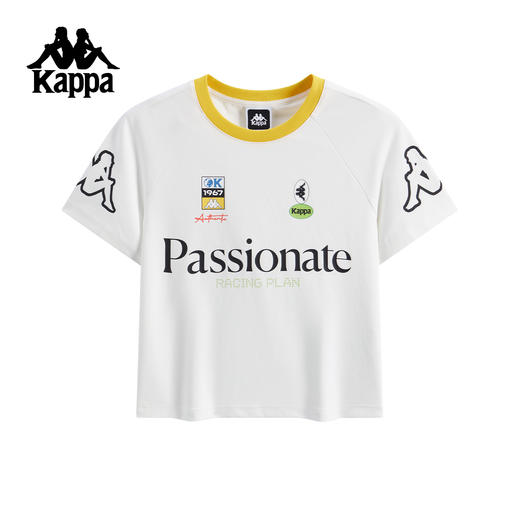 kappa卡帕背靠背2025夏季新品吸湿排汗弹力短袖女款T恤时尚潮流KPDJBTD90 商品图0