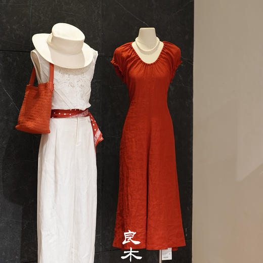 【现货】良木礼亚麻连衣裙（X7444） 商品图1