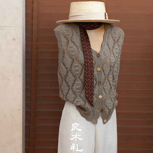 【预售7天】良木礼莱赛尔无袖上衣（X7426） 商品图3