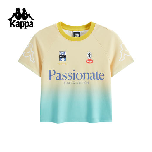 kappa卡帕背靠背2025夏季新品吸湿排汗弹力短袖女款T恤时尚潮流KPDJBTD90 商品图1