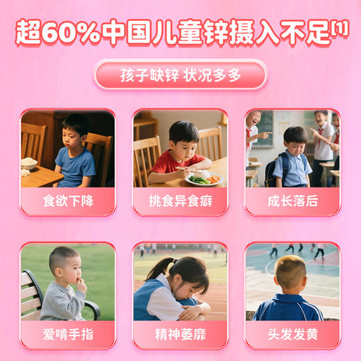 贝思达高锌酵母凝胶糖果30粒/盒【拍1发2】 商品图3