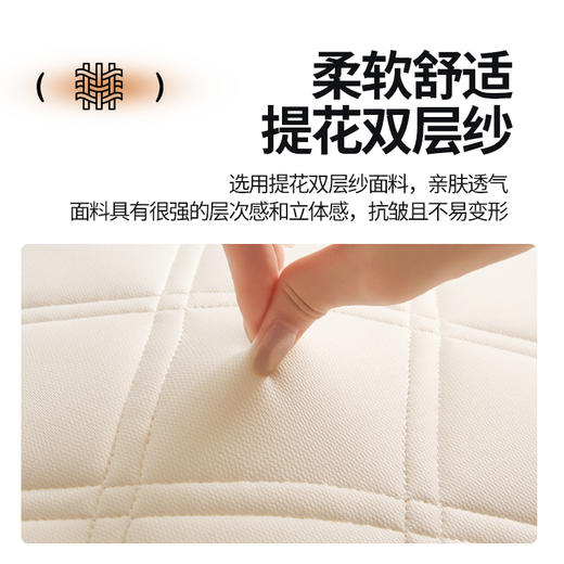 自然醒提花双层纱乳胶立体床垫学生宿舍专用加厚棉花褥子单人薄款可折叠榻榻米睡垫LN 商品图5
