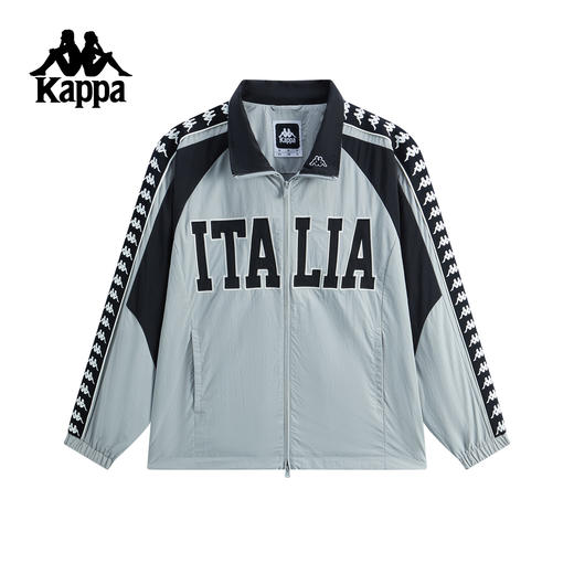 Kappa卡帕背靠背运动外套男新款秋季复古立领夹克串标防泼水上衣K0F52JJ04 商品图0