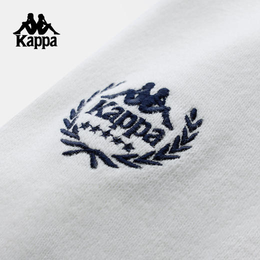 Kappa卡帕背靠背运动长裤女2025新款秋季休闲直筒裤纯棉刺绣裤子K0F62AK01 商品图4