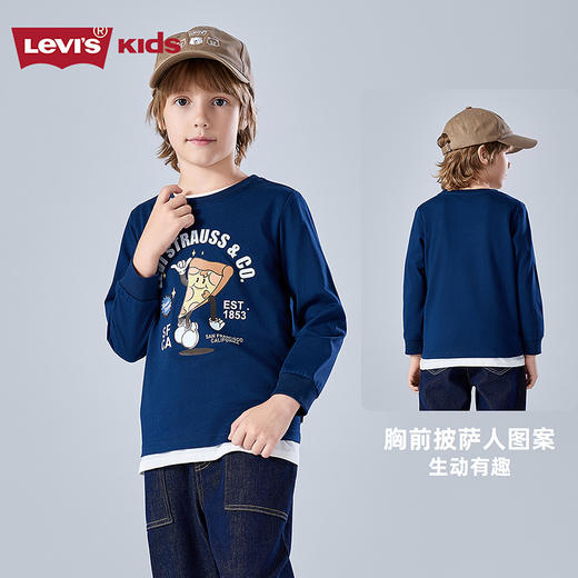 LEVIS 秋 大童小童 儿童童装T恤 LVB-LS-R635 商品图1
