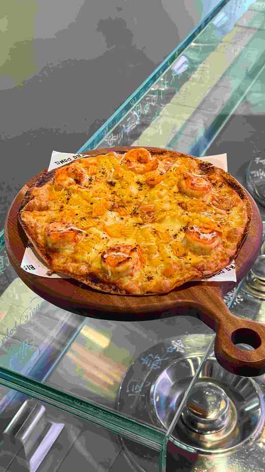 辣黑虎虾玉米薄饼披萨【小韩同款】 商品图2