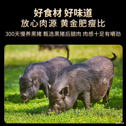  冷冻品-黑猪肉烤肠(原味) 商品图5