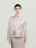 东方境X郭培| 淡绯粉刺绣提花新中式上衣-淡绯 商品缩略图0