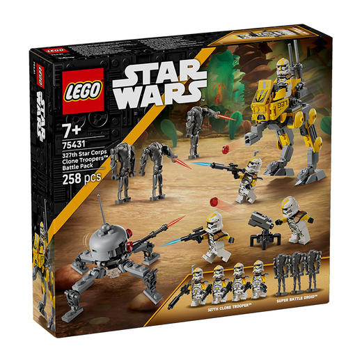 乐高LEGO 第327星际军团克隆人士兵战斗包LEGC75431 商品图0