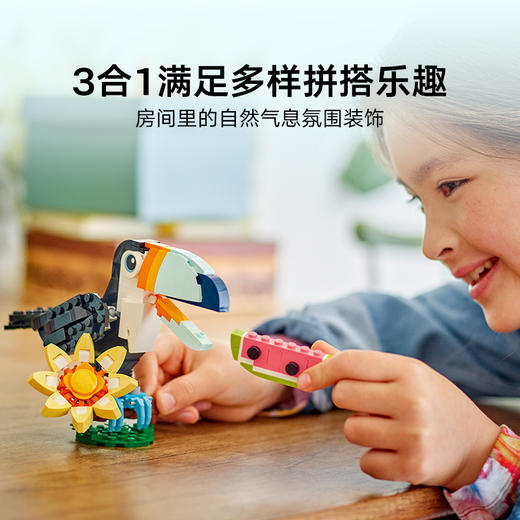 乐高LEGO 野生动物：热带巨嘴鸟LEGC31173 商品图1