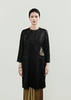 下架|东方境X郭培| 彩缎刺绣新中式长衫-黑色 商品缩略图0
