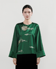 下架|东方境X郭培| 团龙祥云真丝刺绣新中式外套-绿色 商品缩略图9