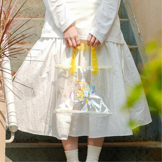 夏日团团透明pvc手提袋 商品图1