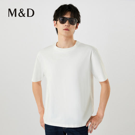 【名盾】防晒冰感黑科技圆领T恤M0BL27X18D 商品图1