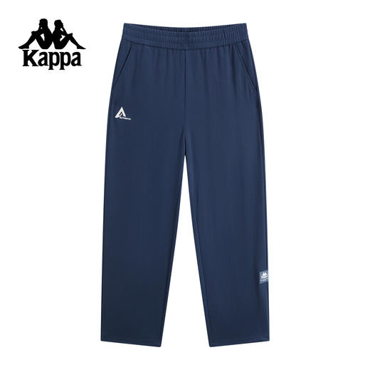 Kappa卡帕背靠背运动长裤男2025新款秋季休闲直筒裤针织束脚裤子K0F52AK71 商品图1