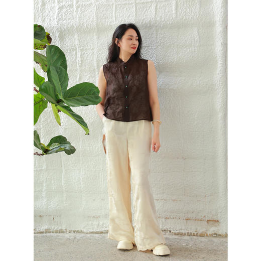 【抖音专属】中式无袖马甲（23704223-驖骊） 商品图2