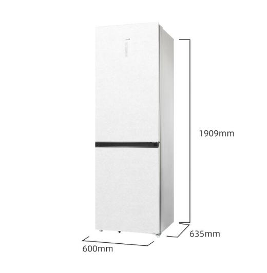 美菱冰箱401升超薄两门双门嵌入式冰箱 家用底部散热风冷无霜全空间净味可左右开门冰箱 BCD-401WPBTZ202915 商品图0